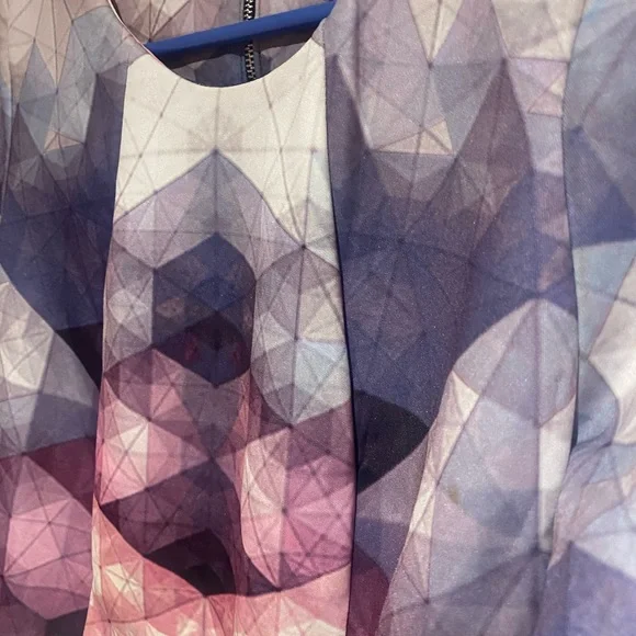 Bar III neoprene geometric dress - Picture 4 of 5